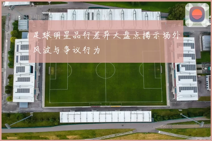 足球明星品行差异大盘点揭示场外风波与争议行为