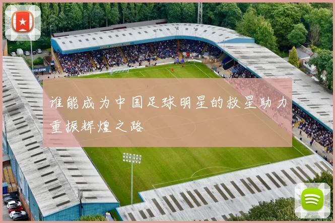 谁能成为中国足球明星的救星助力重振辉煌之路