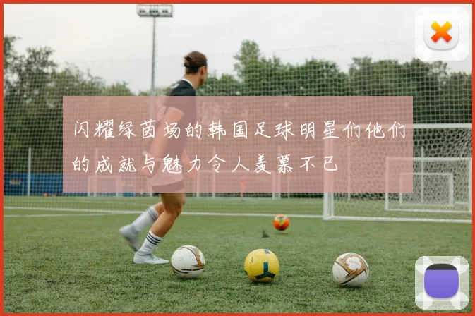 闪耀绿茵场的韩国足球明星们他们的成就与魅力令人羡慕不已